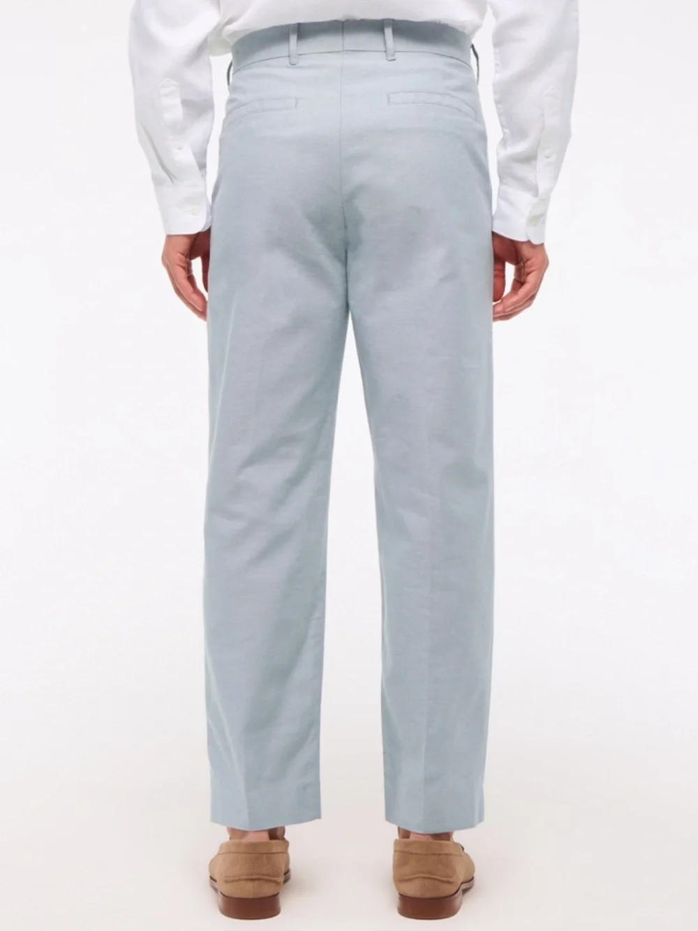 Abercrombie & Fitch Men’s Collins Linen-Blend Suit Pants